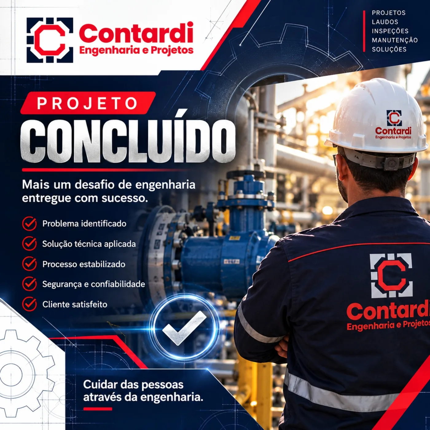 Projeto concluído - Contardi Engenharia e Projetos